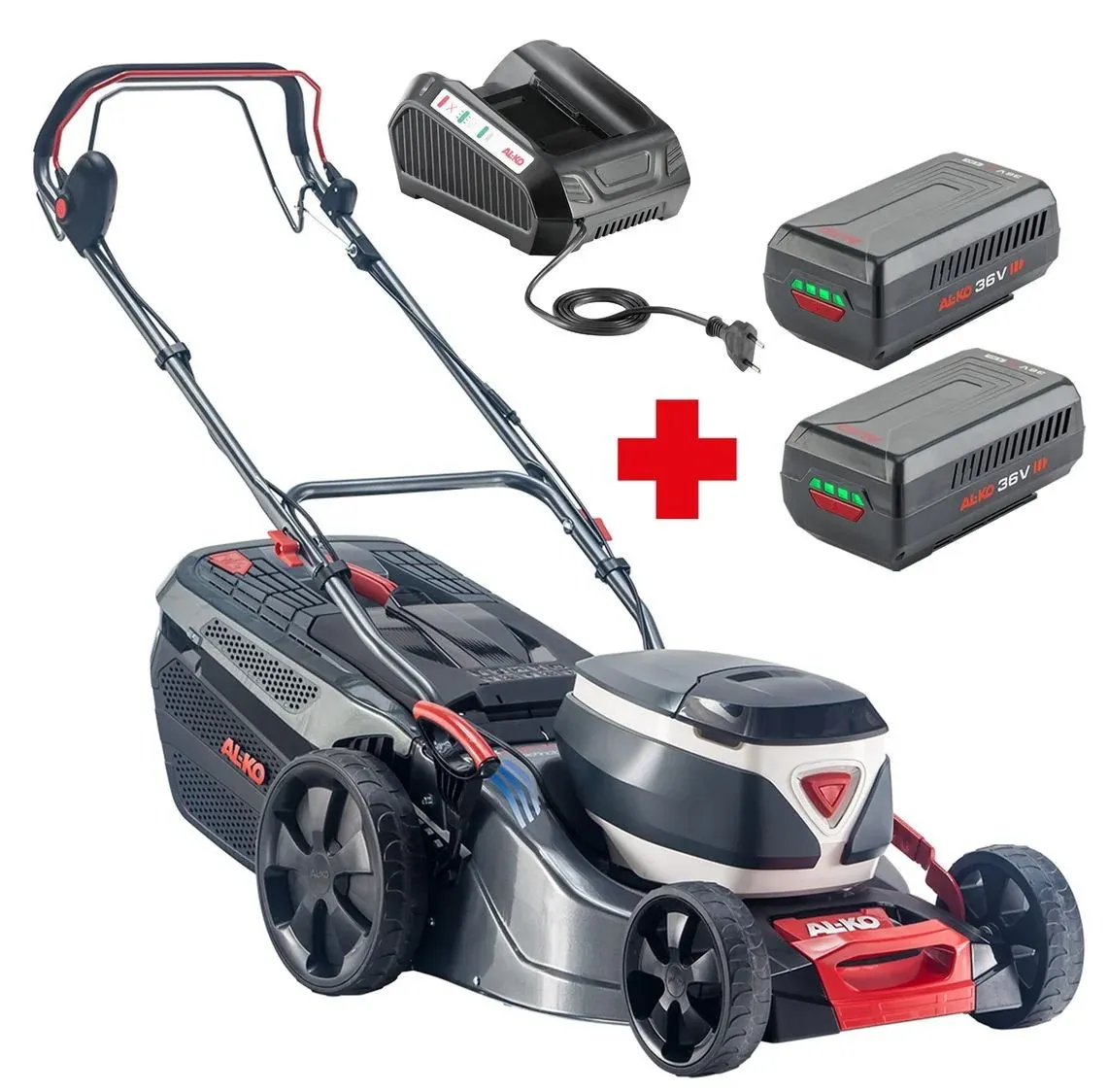 AL-KO Akku-Rasenmäher 46.2 Li SP-W COMFORT SET inkl. 2 Akkus und Ladegerät